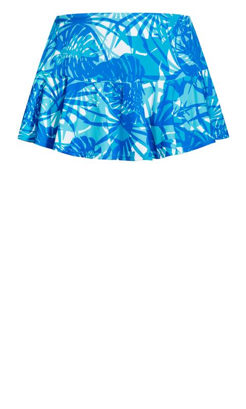 Evans Blue Swim Print Skirt 3