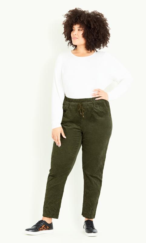 Plus Size  Evans Green Walk On By Trouser