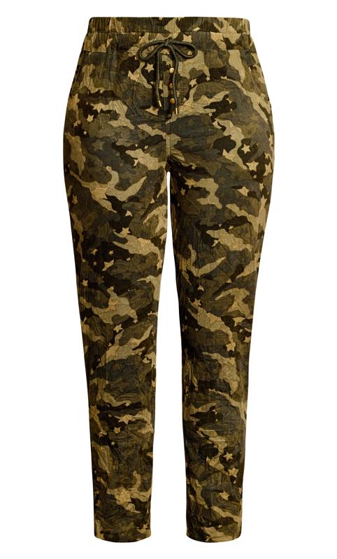 Evans Green Camo Trousers 3