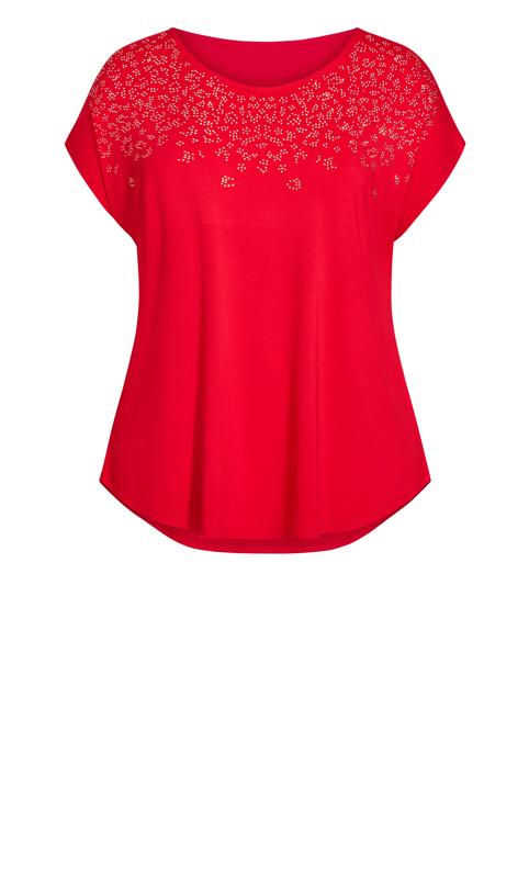 Evans Red Holly Hot Fix Top 4