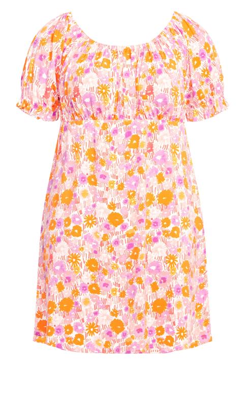 Gracie Pink Print Dress 6