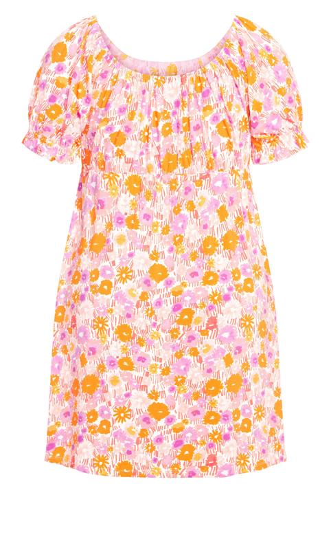 Gracie Pink Print Dress 7