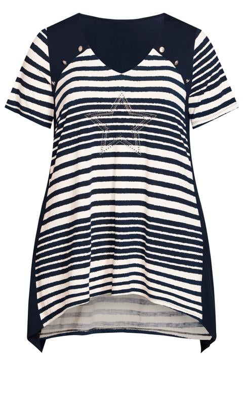 Evans Navy Karina Tunic 5