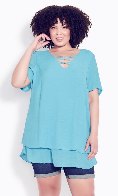 Evans Blue Marion Caged Tunic 2