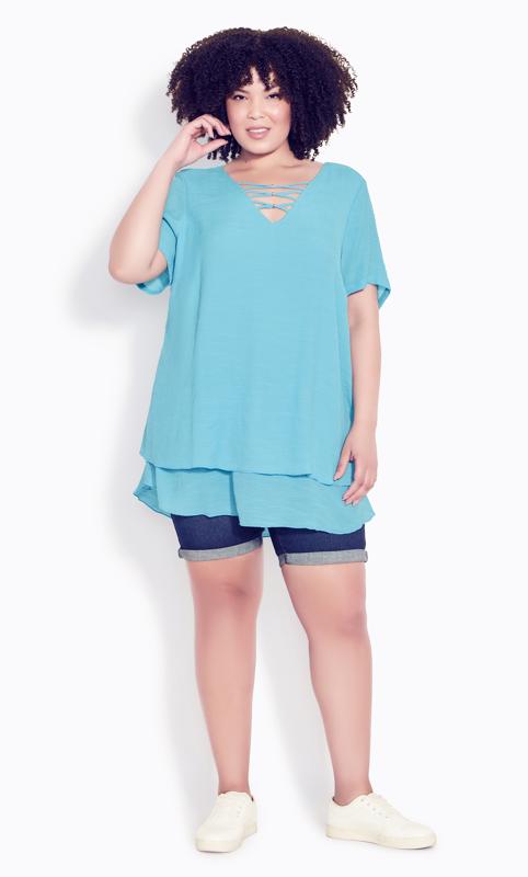 Evans Blue Marion Caged Tunic 1
