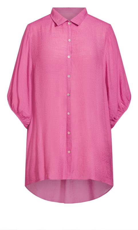 Evans Purple Renata Longline Shirt 5