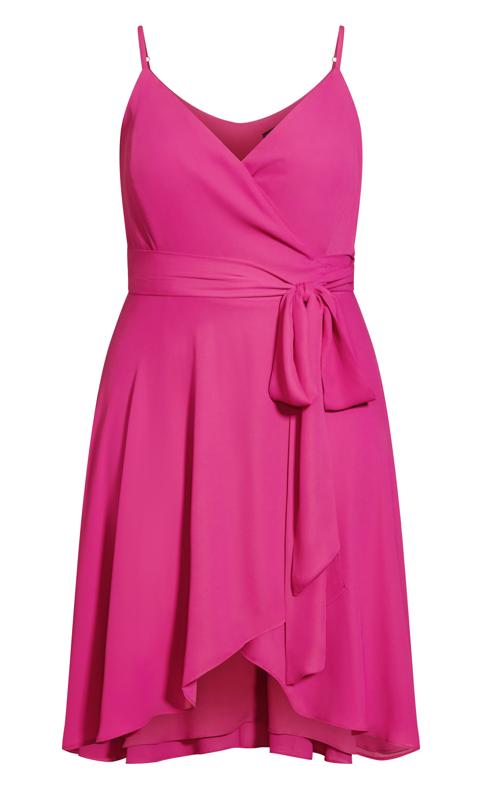 Evans Pink Wrap Dress 5