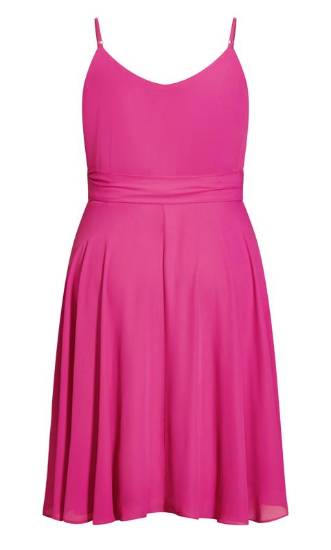 Evans Pink Wrap Dress 6