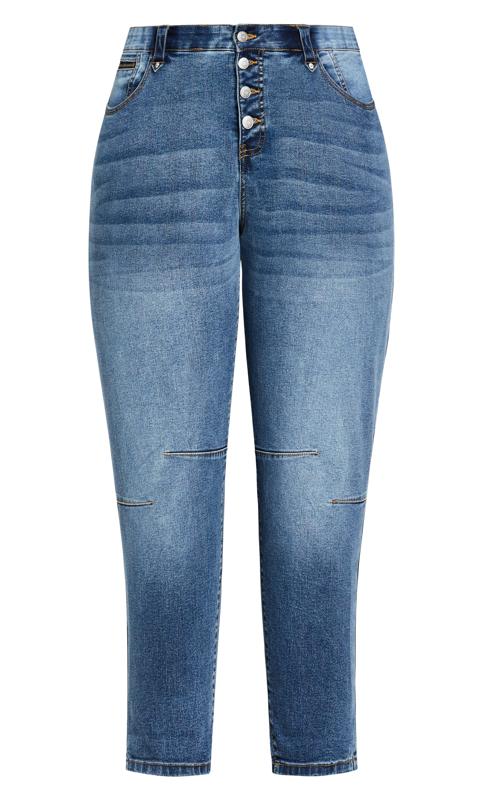 Evans Blue Mid Wash Skinny Jeans 6
