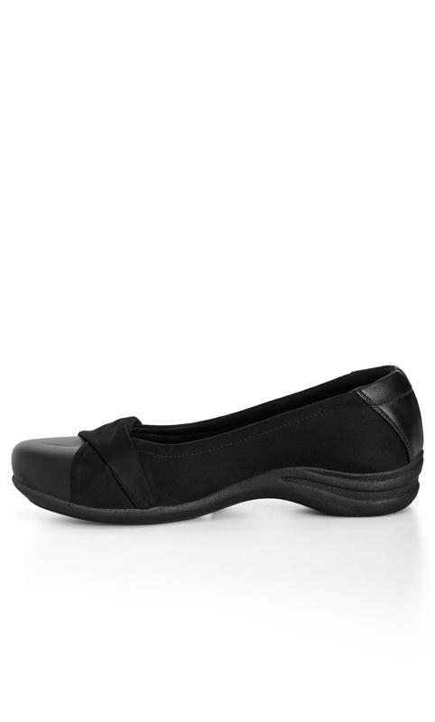 Daisy Black Flat Shoe  4