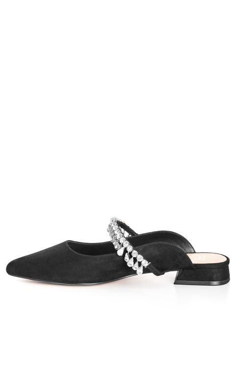 Strappy Point Black Mule 4