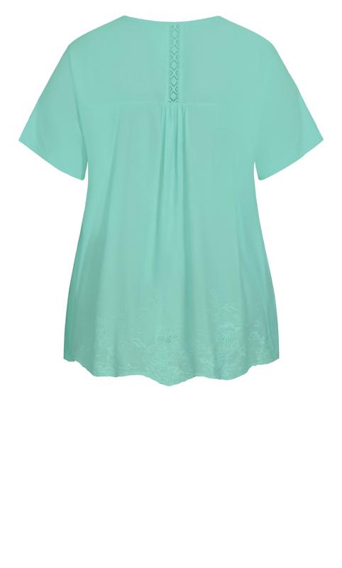 Evans Blue Asher Embroidered Top 6