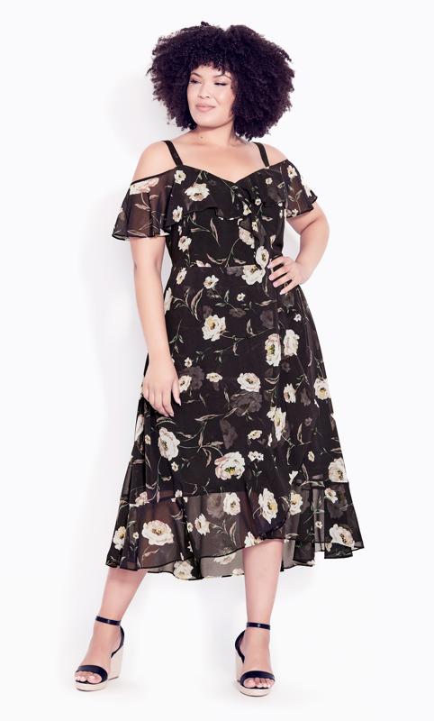 Plus Size  Evans Black Colette Dress