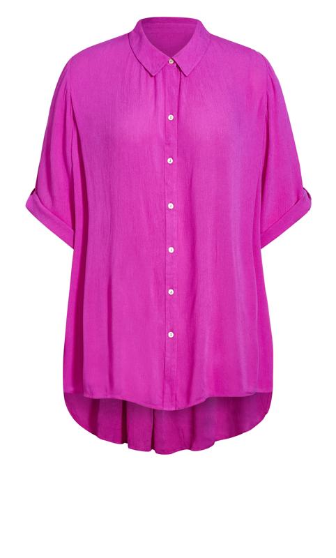 Evans Purple Oversized Shirt 4