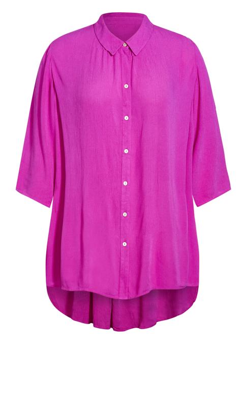 Evans Purple Oversized Shirt 6