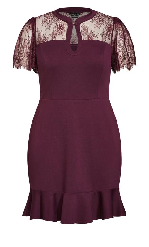 Evans Purple Goldie Dress 4
