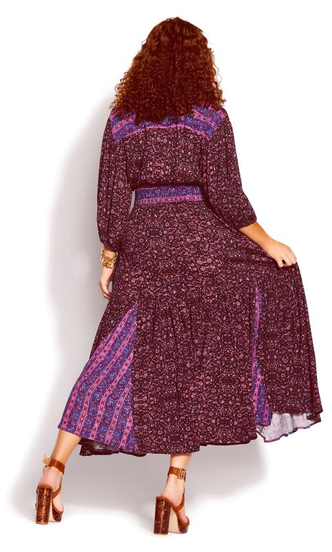 Evie Purple Maxi Dress 3