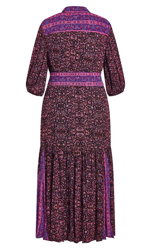 Evie Purple Maxi Dress 5