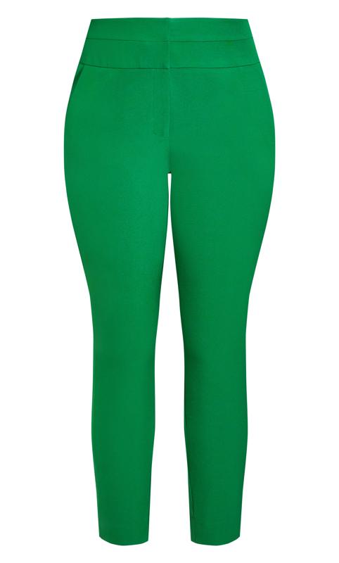 Evans Apple Green Straight Leg Trousers 5