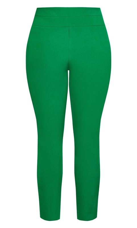 Evans Apple Green Straight Leg Trousers 6