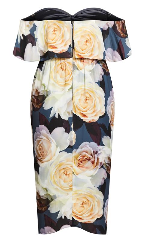 Va Va Voom Floral Print Navy Dress 6