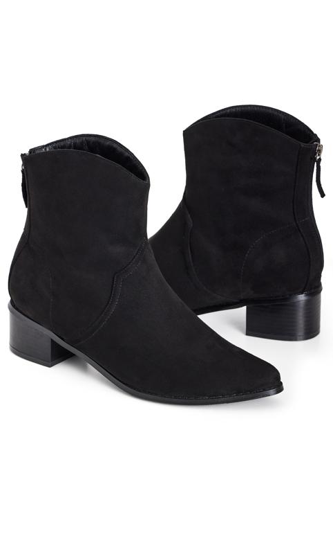 Western Black Ankle Boot 6