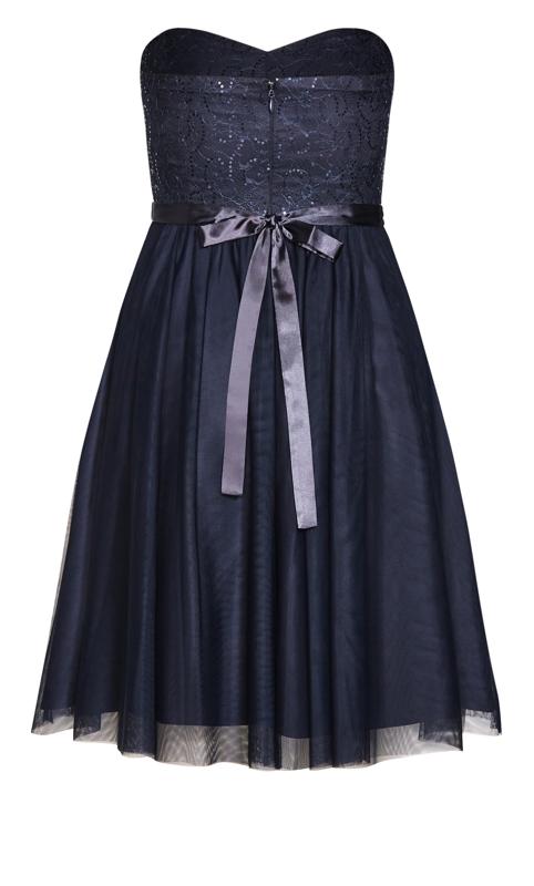 Sequin Elsa Strapless Sapphire Mini Dress 10