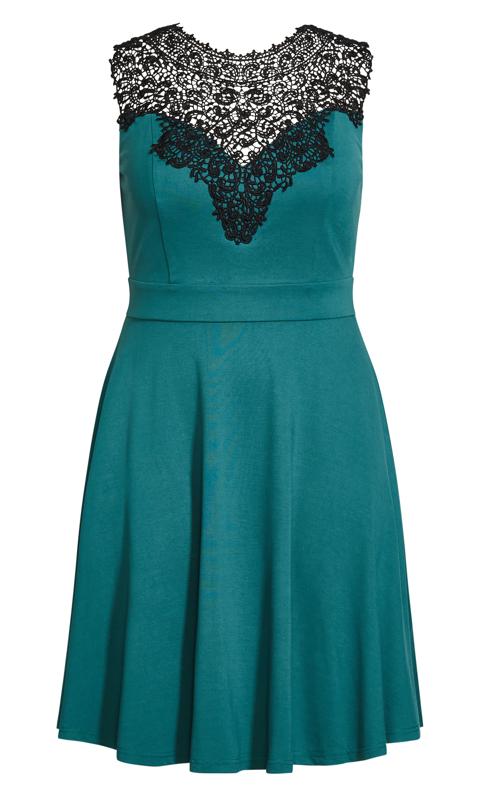 Evans Blue Lace Love Dress 5
