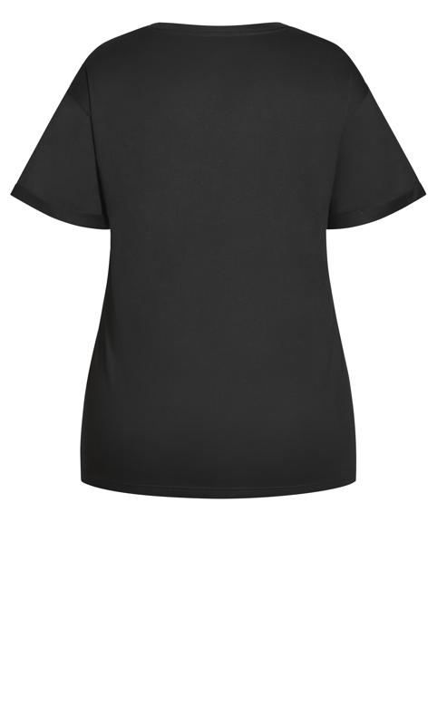 Evans Black 'NYC' Slogan T-Shirt 6