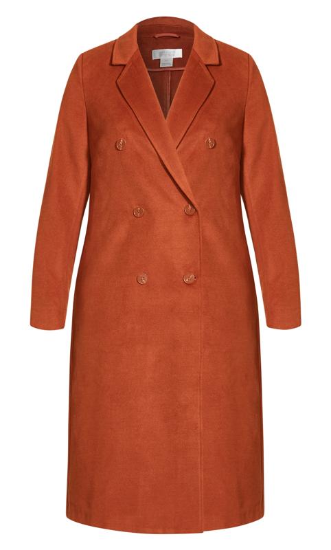 Evans Orange Evelyn Coat 9