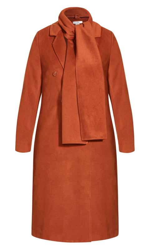 Evans Orange Evelyn Coat 11