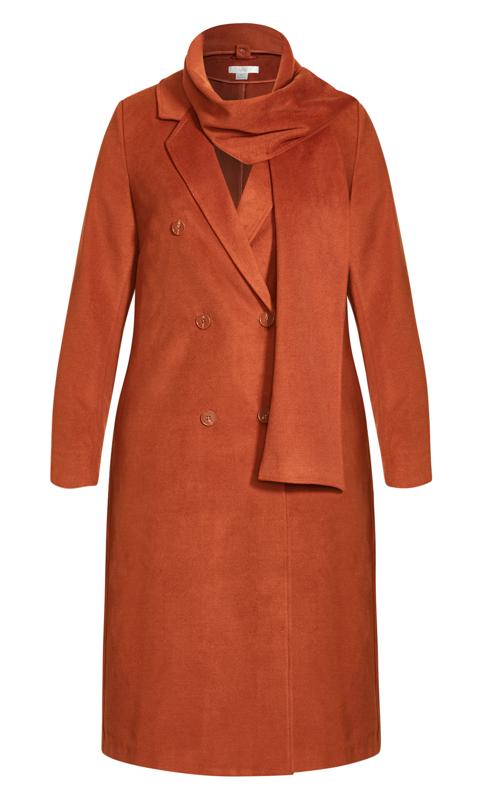 Evans Orange Evelyn Coat 12