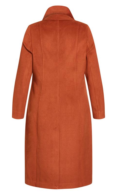 Evans Orange Evelyn Coat 13