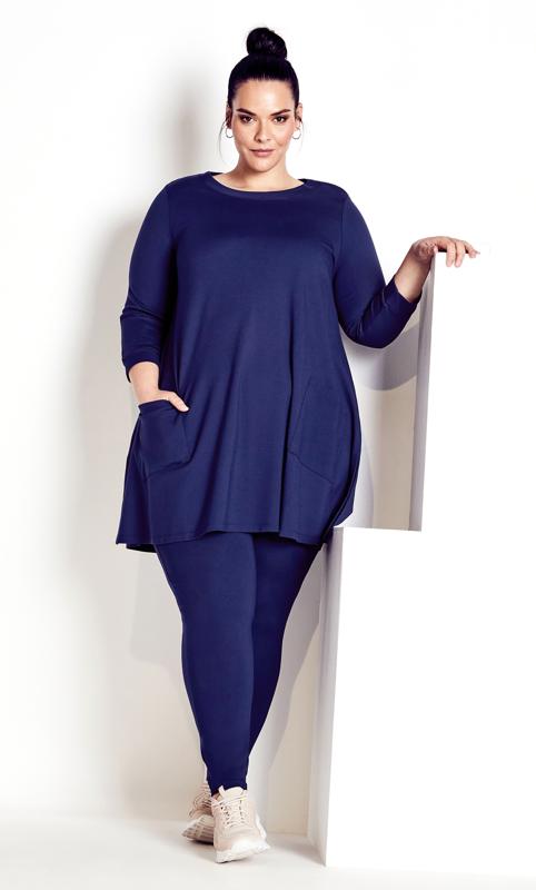 Weekend Bamboo Navy Relaxed Tunic 2