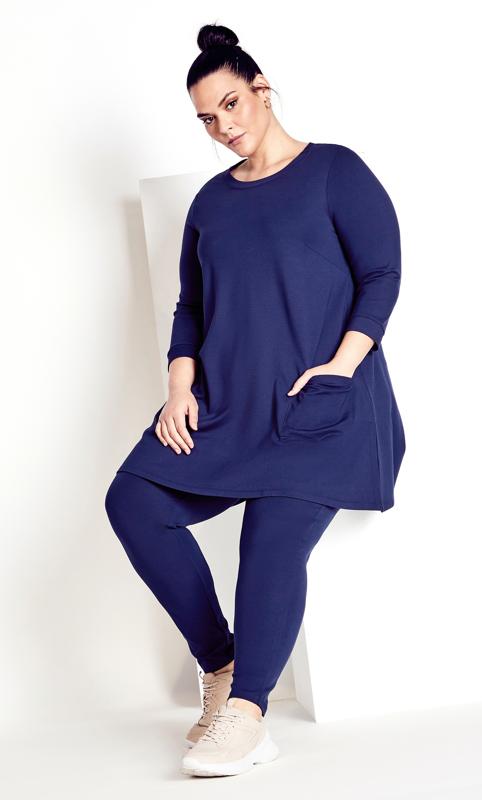 Weekend Bamboo Navy Relaxed Tunic 3