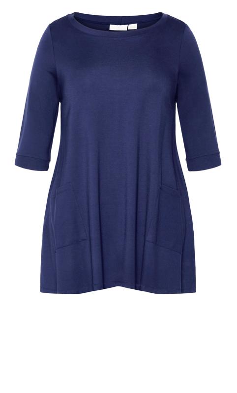 Weekend Bamboo Navy Relaxed Tunic 5