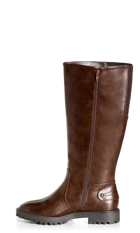 Bailey Wide Fit Brown Tall Boot  4