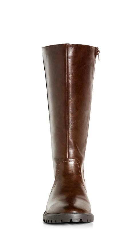 Bailey Wide Fit Brown Tall Boot  5