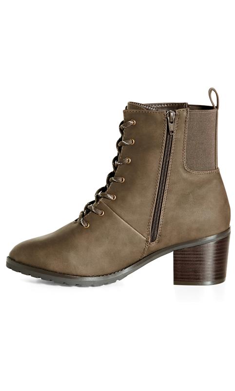 Sloane Lace Up Brown Ankle Boot 4