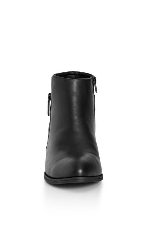 Haley Wide Fit Black Ankle Boot 5