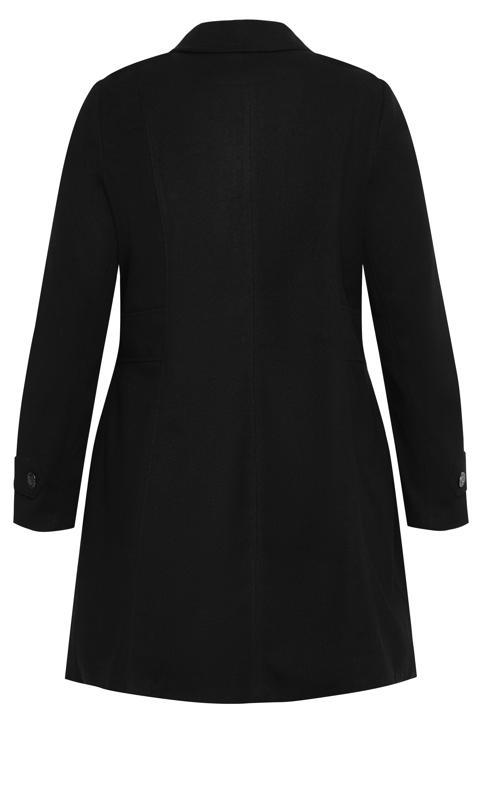 Avenue Black Military Coat 8