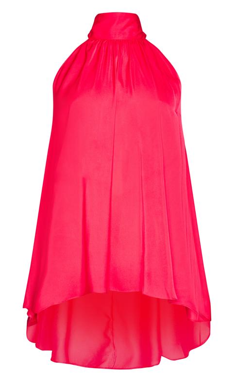 Evans Pink High Low Mini Dress 5