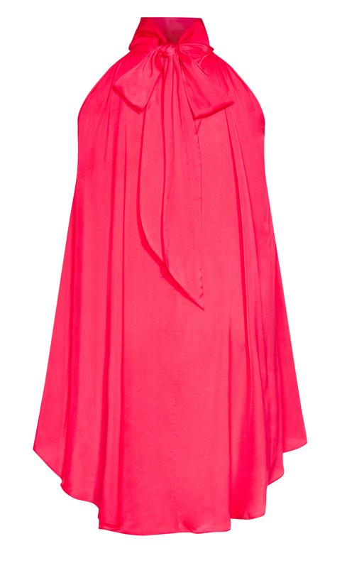 Evans Pink High Low Mini Dress 6