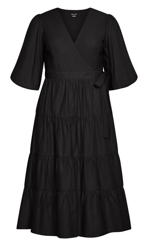 English Rose Black Maxi Dress 5