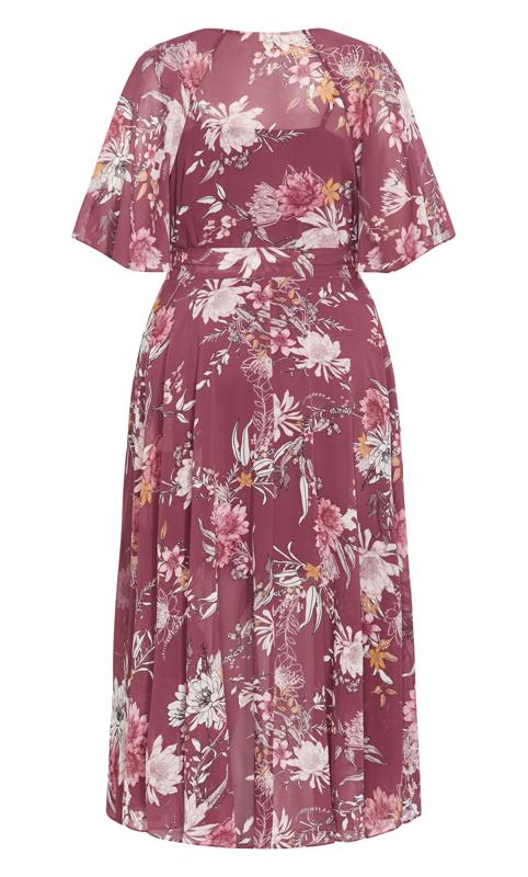 Sweet Botanical Roseberry Maxi Dress 4