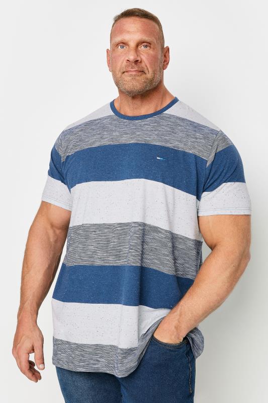 Men's  BadRhino Big & Tall Blue Cut & Sew T-Shirt