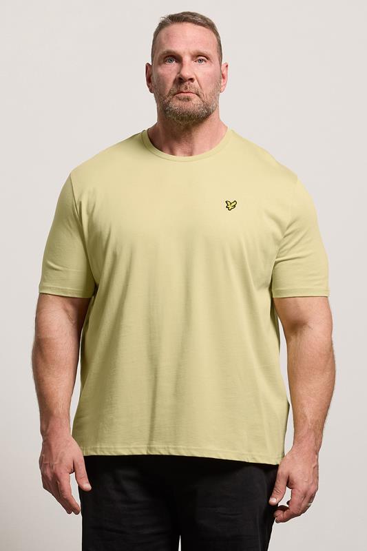 LYLE & SCOTT Big & Tall Herb Green Core T-Shirt | BadRhino 1