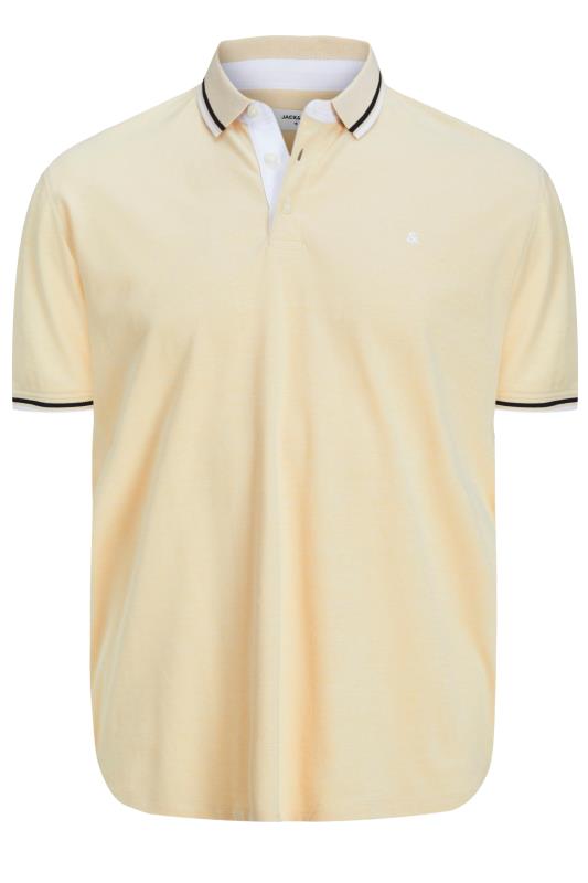 Men's  JACK & JONES Big & Tall Yellow Polo Shirt
