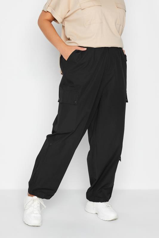  Grande Taille LIMITED COLLECTION Curve Black Cargo Trousers