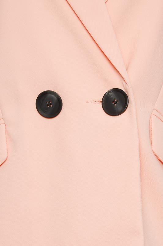 M&Co Pink Tailored Button Blazer | M&Co 6